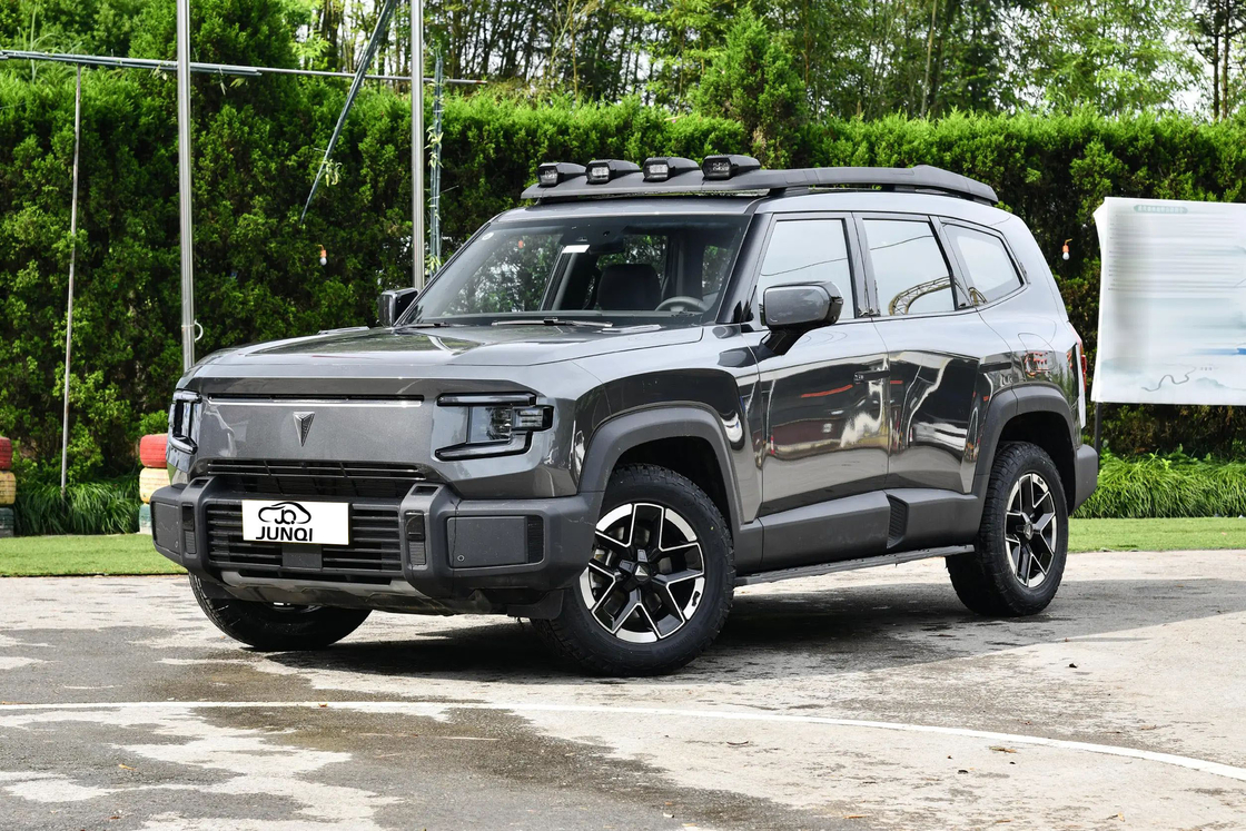 Changan DeepBlue Shenlan G318 4-Wheel Suv Bahan bakar hibrida listrik 4WD Off-road Ev Mobil Kendaraan energi baru