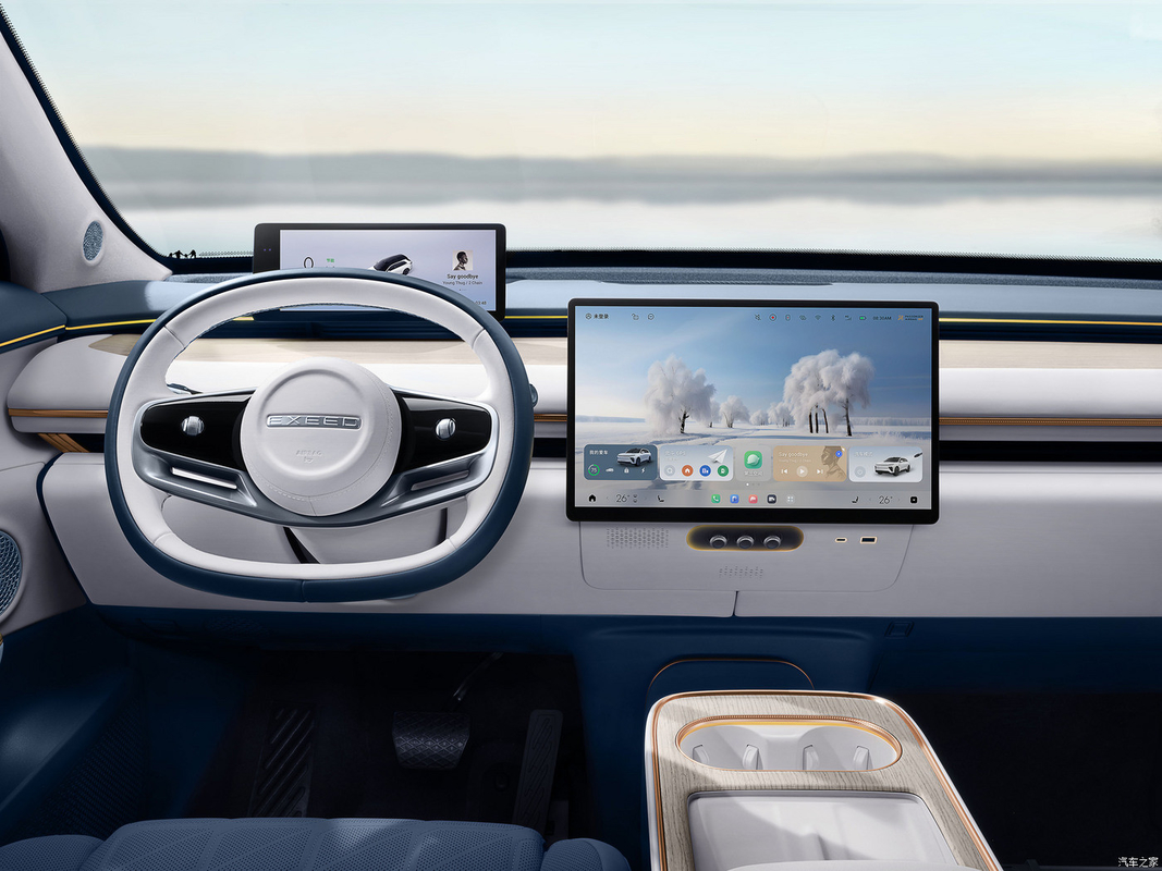 200km/h Chery Electric Car SUV EXEED ET 290 Nm Torsi Dengan pintu gantung sisi