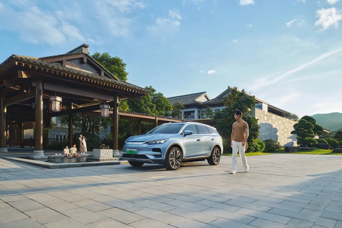 4WD New Energy BYD EV Mobil 112Km Exclusive Type Flagship Byd Tang DM-I