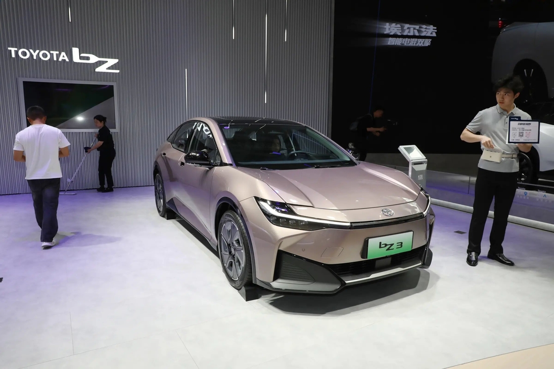 160km/h Kecepatan maksimum Toyota BZ3 Electric Sedan Mid Size Toyota EV Cars