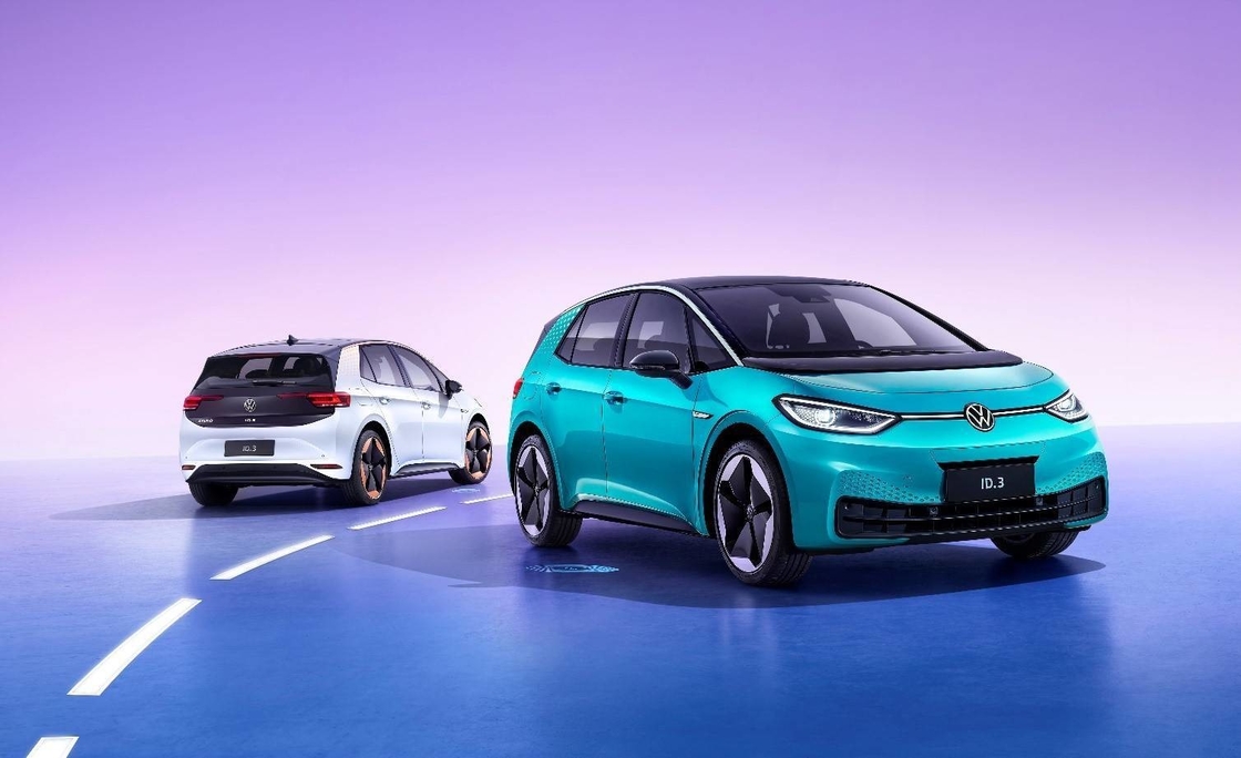 300 Miles Range Volkswagen Electric Car 160km/h 5 Seat VW ID3 Electric Car