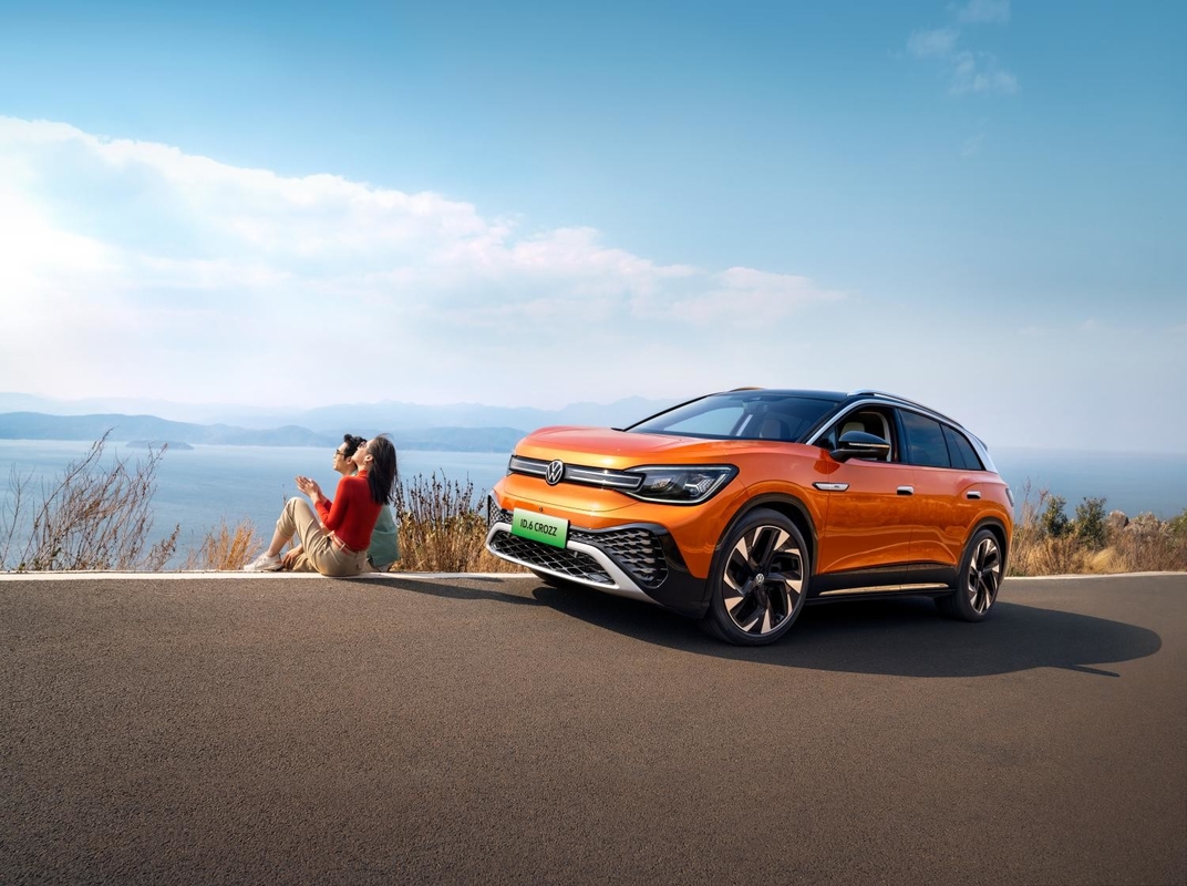 VW ID6 SUV Kendaraan Listrik Baru Mobil digunakan 7 Seat ID 6 Crozz PRO Mobil Listrik untuk Volkswagen