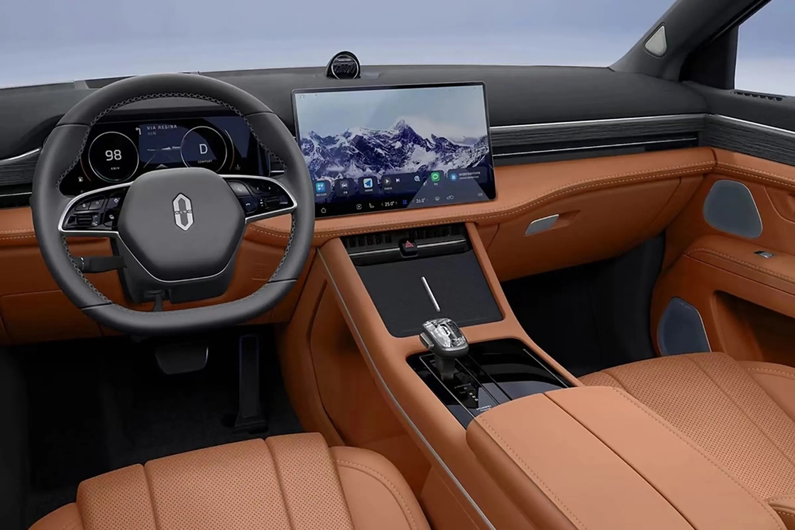 2024 Aito Wenjie M7 mobil listrik murni Mobil SUV mewah 1.5T jarak jauh AITO M5 M7 M9 dalam stok