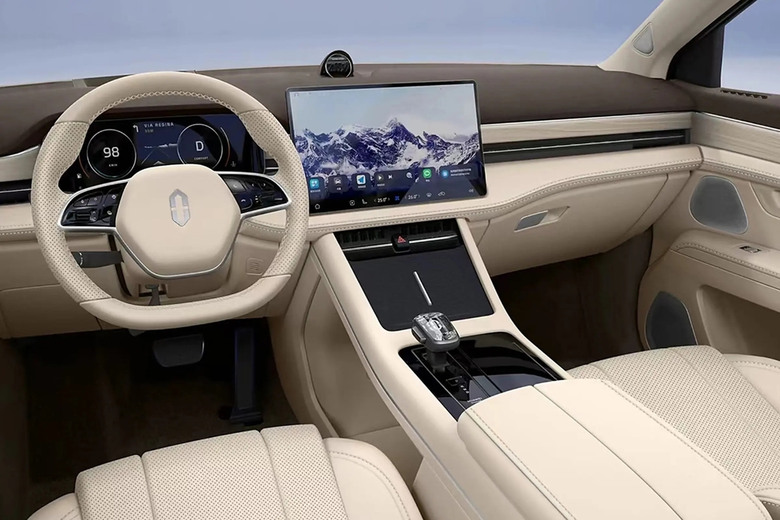 2024 Aito Wenjie M7 mobil listrik murni Mobil SUV mewah 1.5T jarak jauh AITO M5 M7 M9 dalam stok
