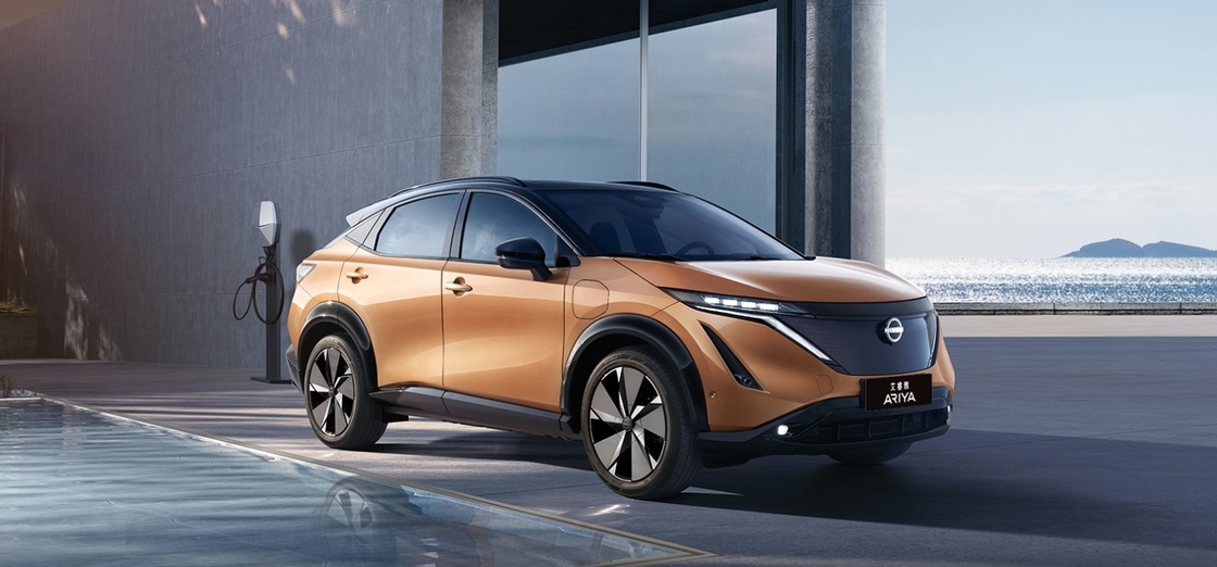 Versi Inggris DC Fast Charge Motor Berkecepatan Tinggi Ariya Intelligent Luxury SUV Mobil Listrik Murni