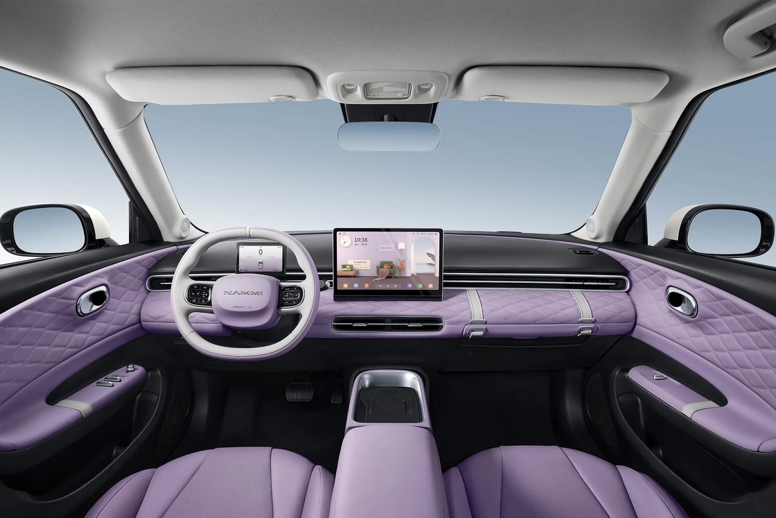 Dibuat di Cina Mini SUV Dongfeng Nami 01 dengan sistem hiburan video berkualitas tinggi siap di stok