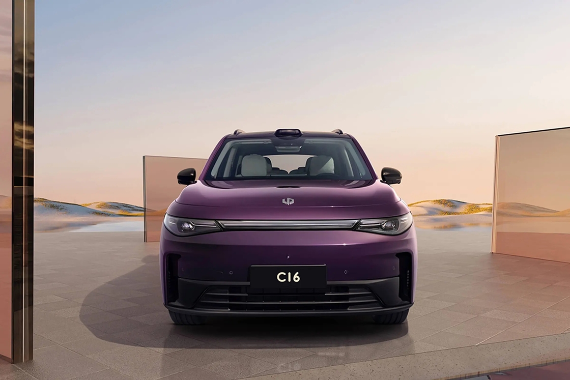 Nilai Terbaik Kendaraan Energi Baru 2024 Leapmotor C16 Electric SUV Cina Smart EV dengan Kinerja Tinggi Siap untuk Pengiriman